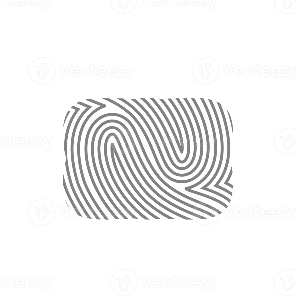 Aesthetic Fingerprint Rustic Organic Blobs Shape Collection png