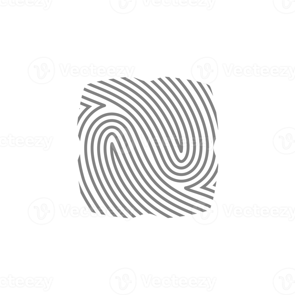 Aesthetic Fingerprint Rustic Organic Blobs Shape Collection png