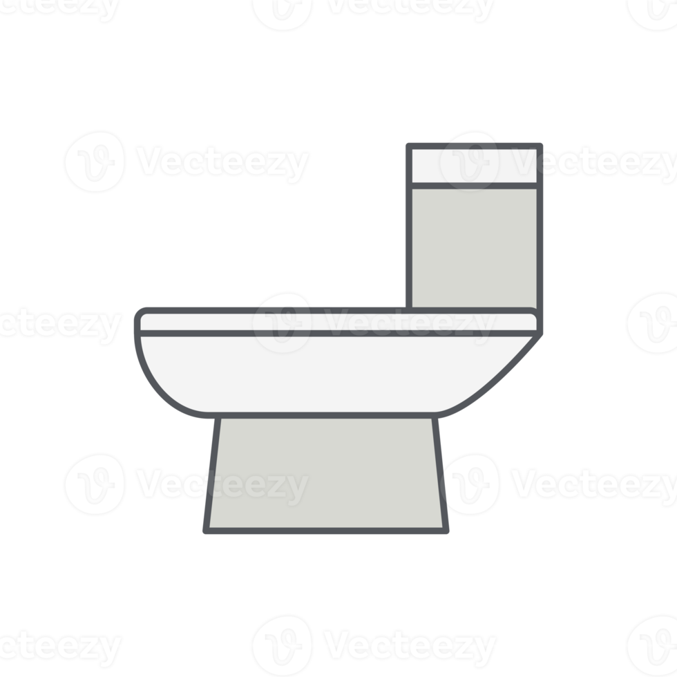 Toilet Seat Bathroom Icon Collection Set Classic png