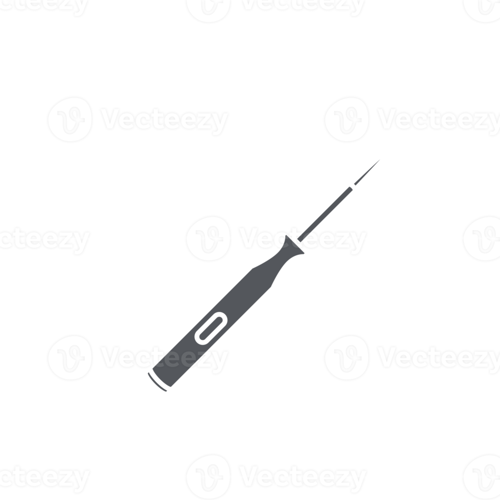 testpen bouw gereedschap uitrusting apparaat icoon reeks verzameling zwart solide png