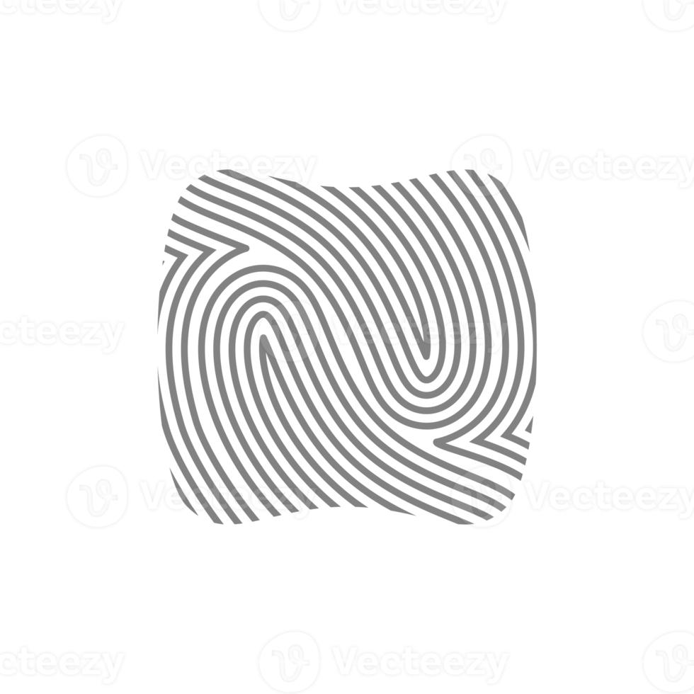 esthetisch vingerafdruk rustiek biologisch blobs vorm verzameling png