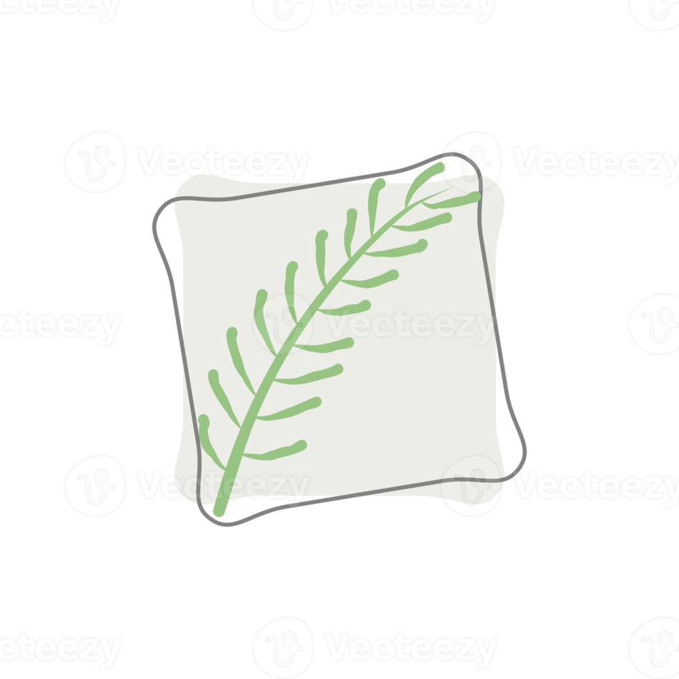 Aesthetic Leaf Organic Blobs Shape png