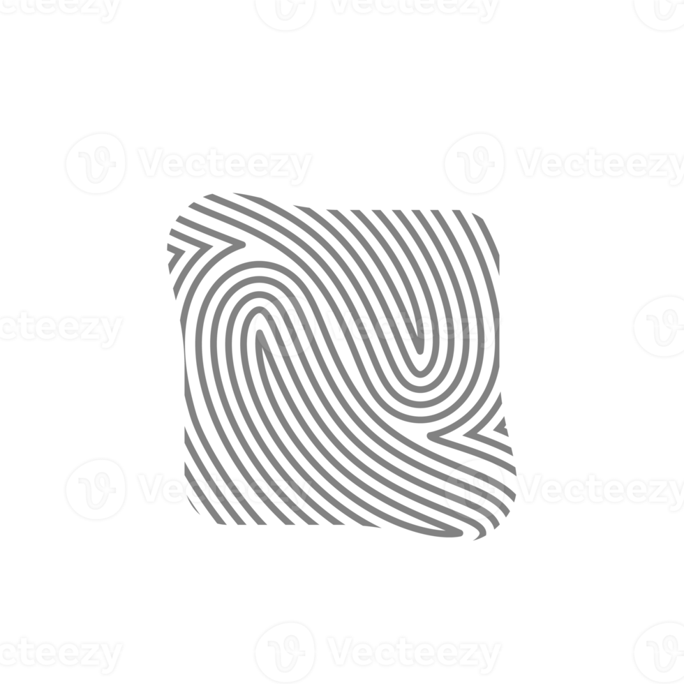 Aesthetic Fingerprint Rustic Organic Blobs Shape Collection png