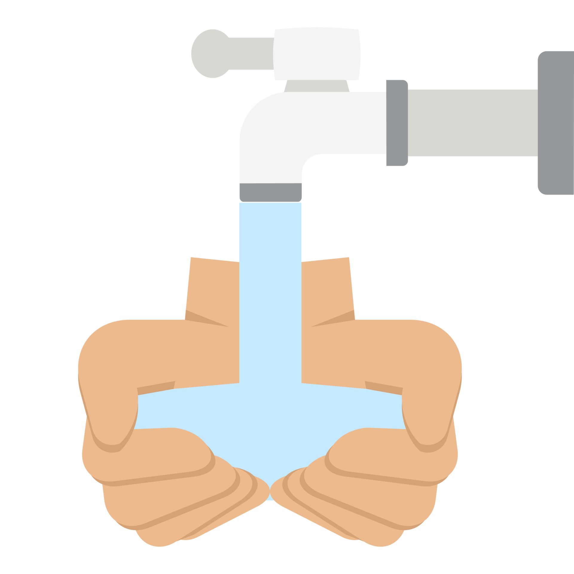 saving clean water from faucet using hand 17171673 PNG