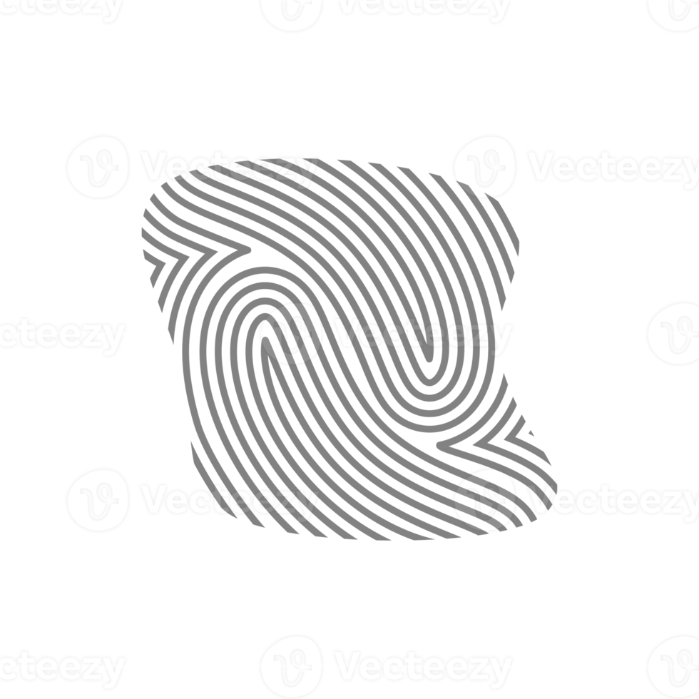 Aesthetic Fingerprint Rustic Organic Blobs Shape Collection png