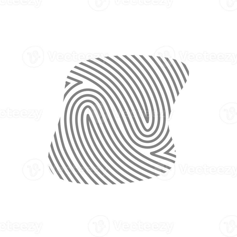 esthetisch vingerafdruk rustiek biologisch blobs vorm verzameling png