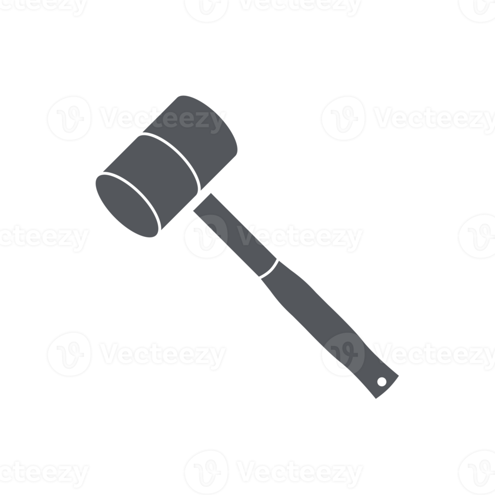 gomma da cancellare martello costruzione utensili attrezzatura dispositivo icona impostato collezione nero solido png