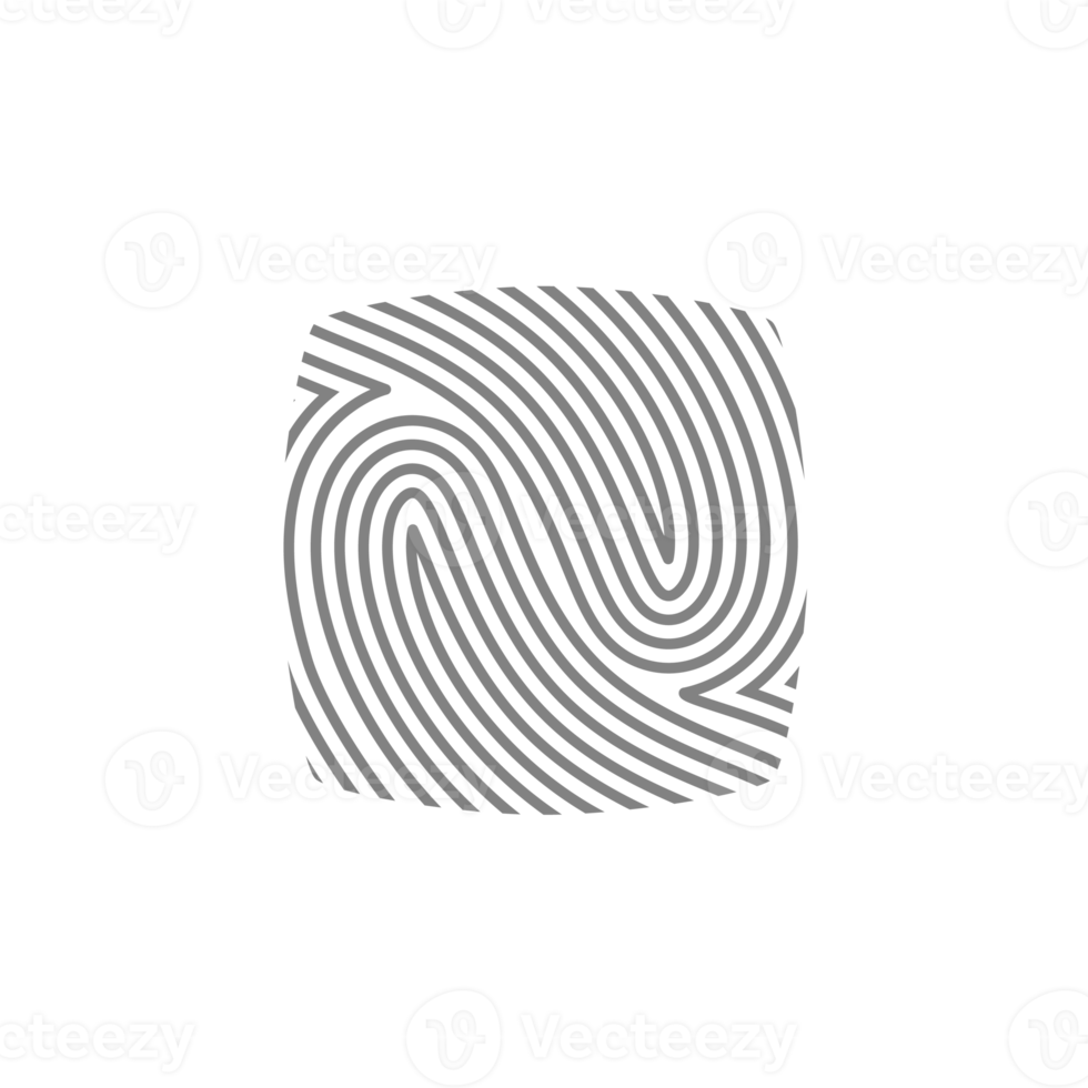 Aesthetic Fingerprint Rustic Organic Blobs Shape Collection png