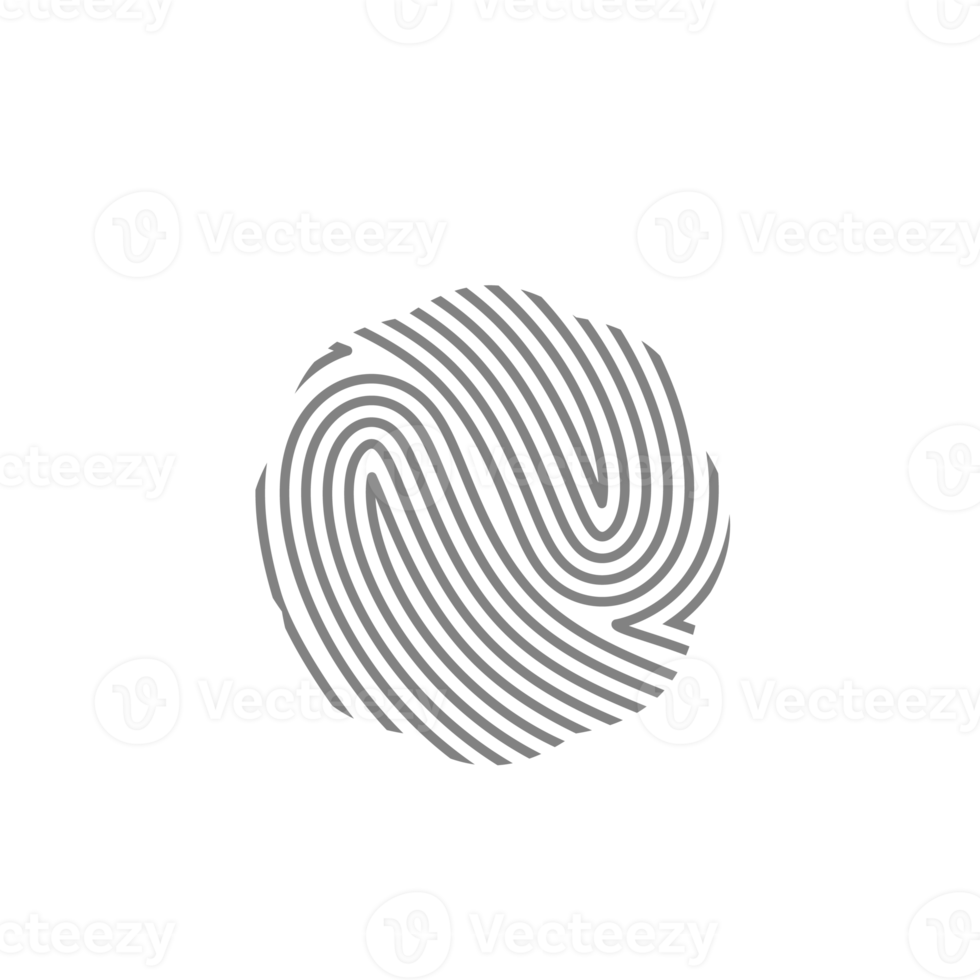 Aesthetic Fingerprint Rustic Organic Blobs Shape Collection png
