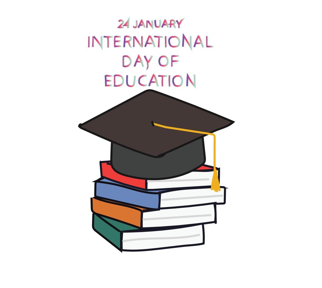 International Day of Education Vector illustration.