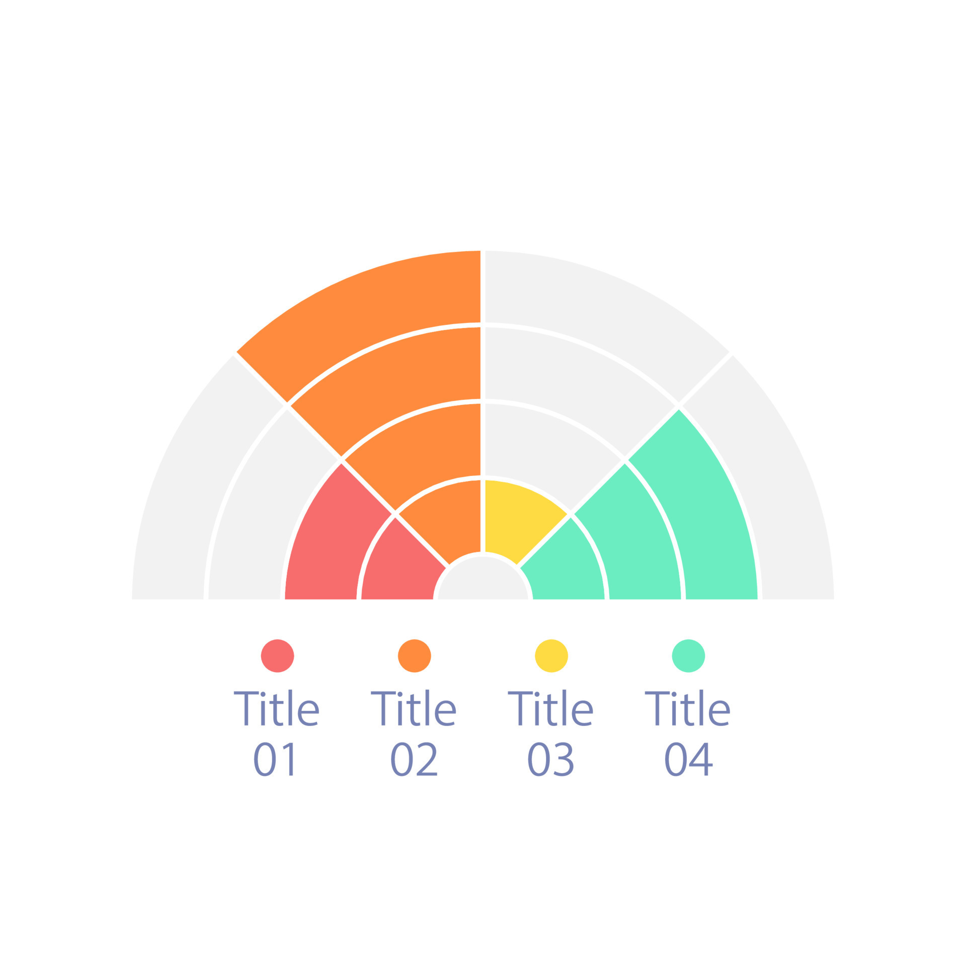Half Pie Chart Vector Art, Icons, and Graphics for Free Download