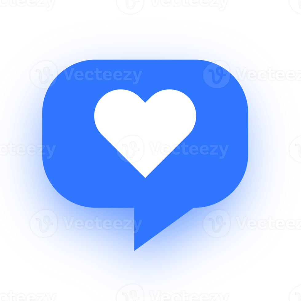 Heart icon in gradient colors. Love signs illustration. png