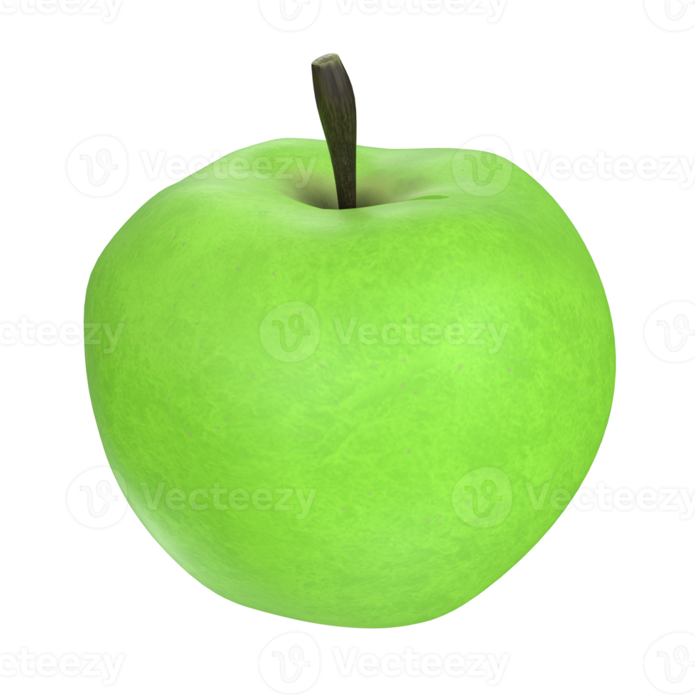 Apple fruit isolated on transparent png