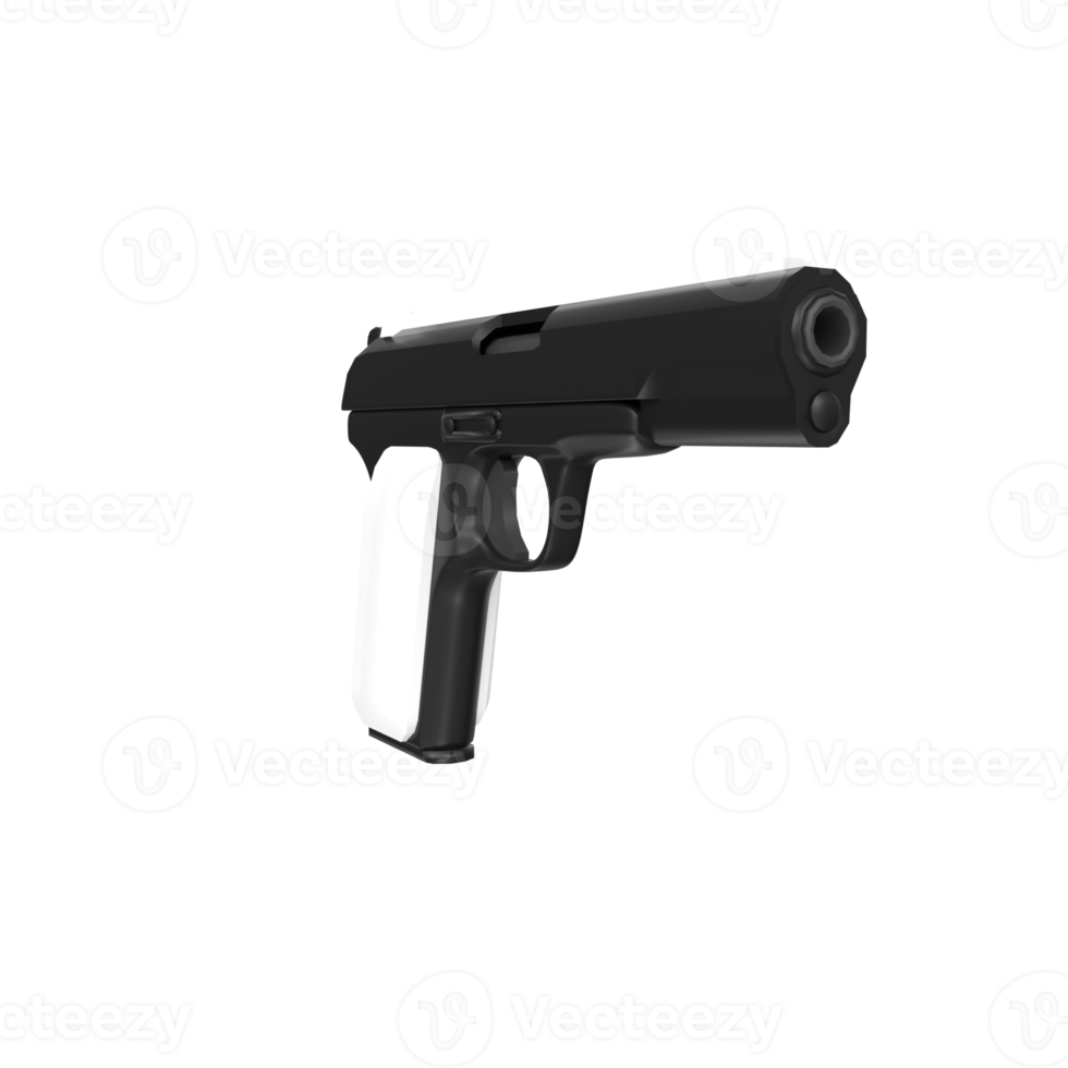 handgun isolated on transparent png