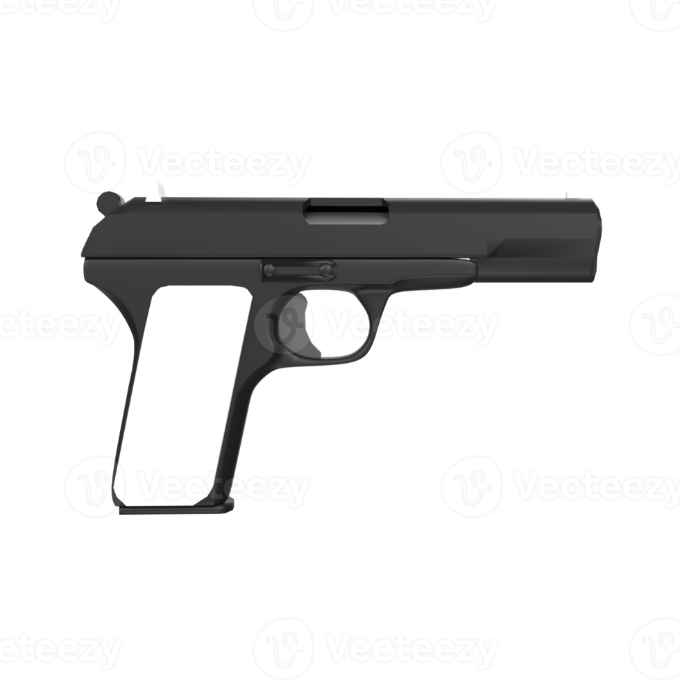 handgun isolated on transparent png