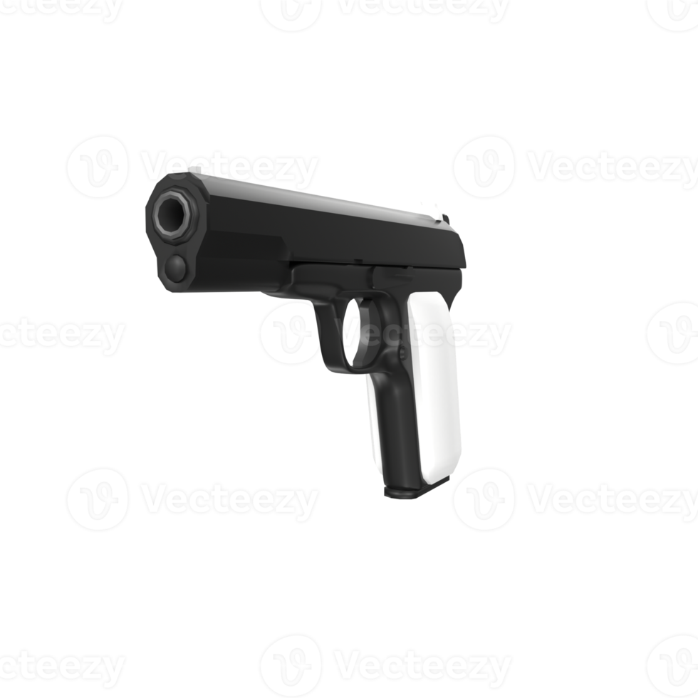 handgun isolated on transparent png