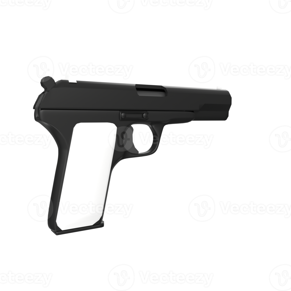 handgun isolated on transparent png