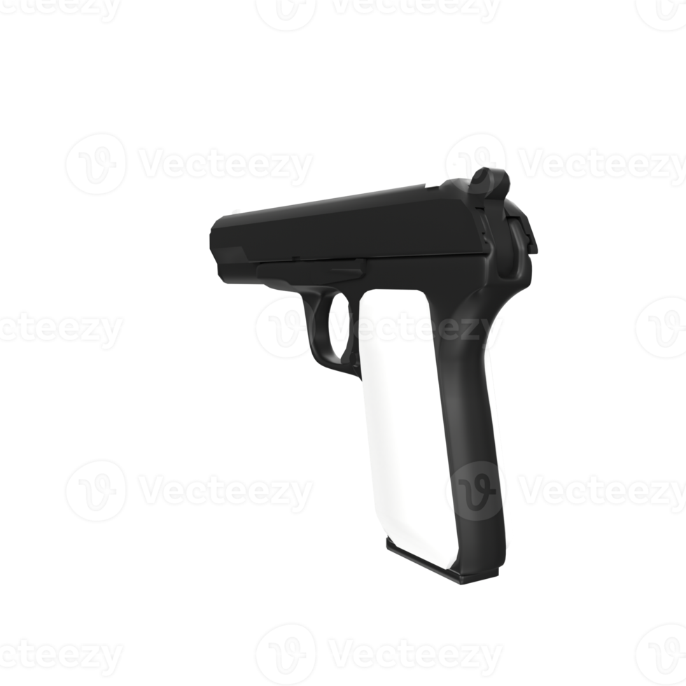 handgun isolated on transparent png