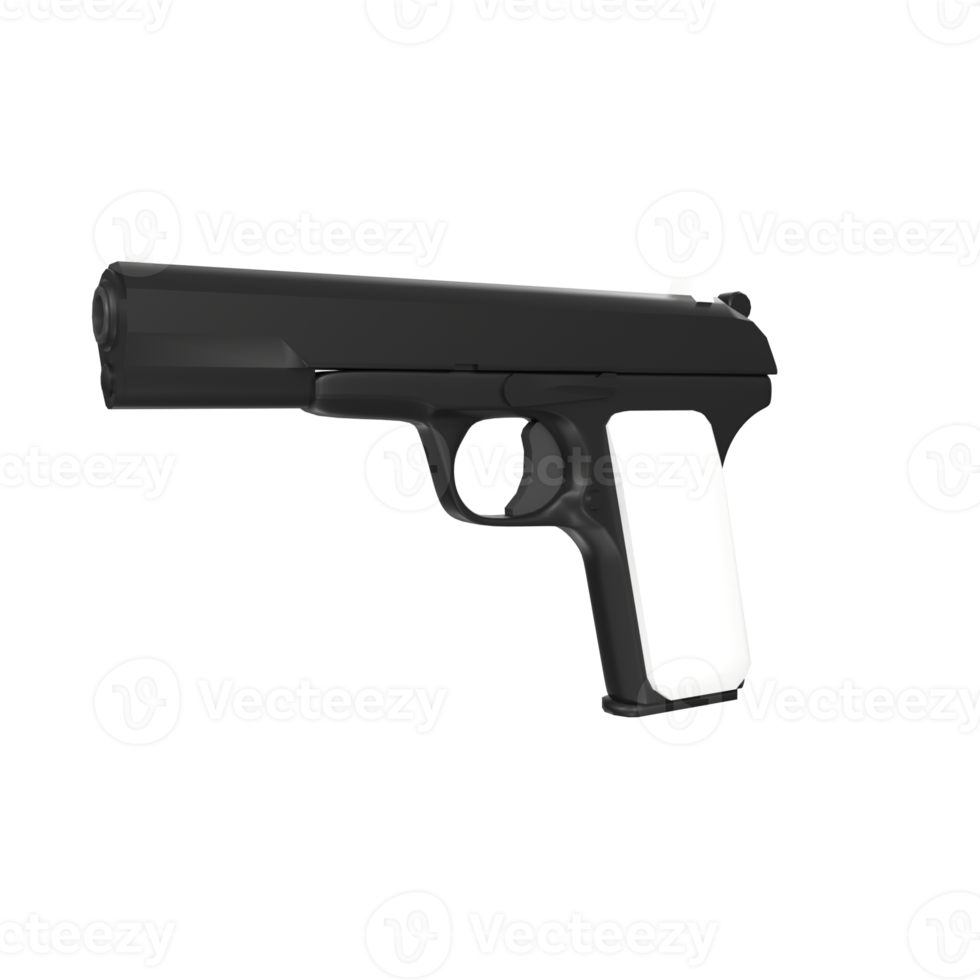 handgun isolated on transparent png