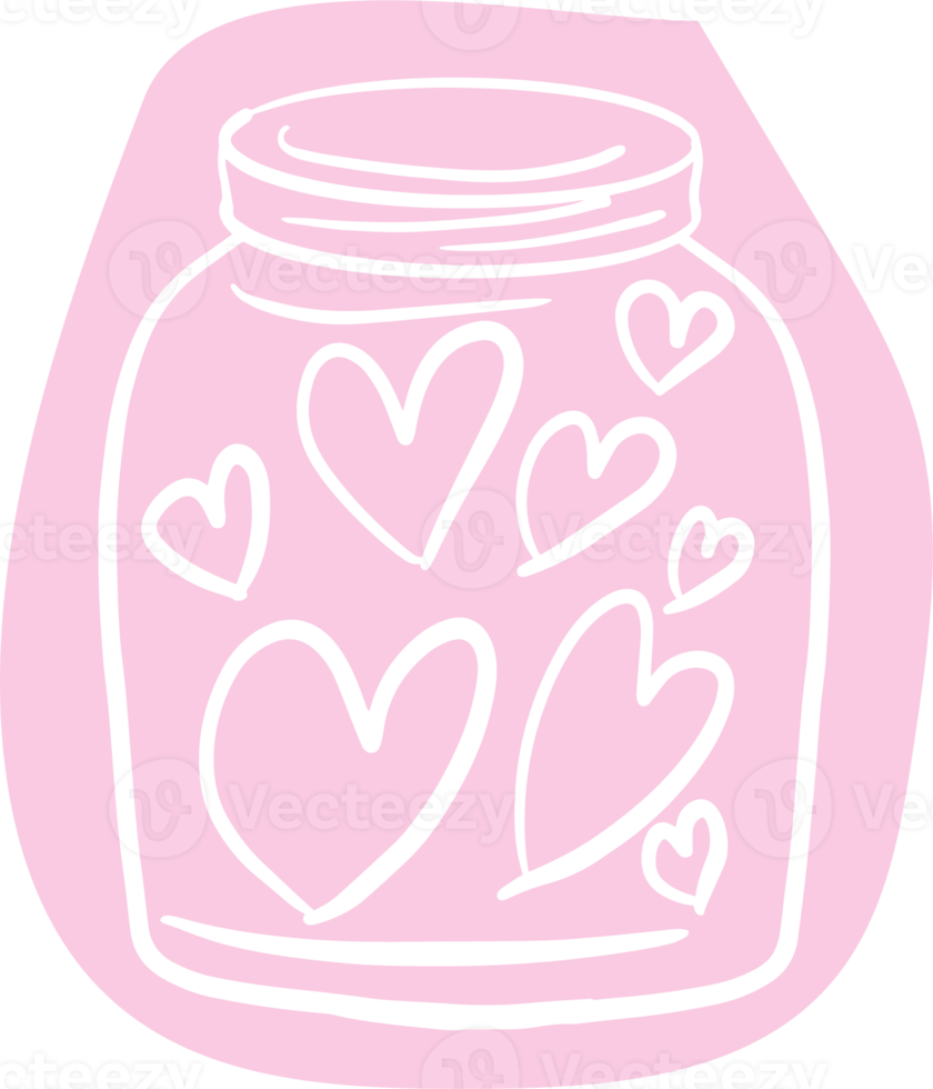 The drawing  love icon for valentine concept png