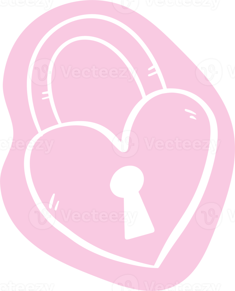 The drawing  love icon for valentine concept png