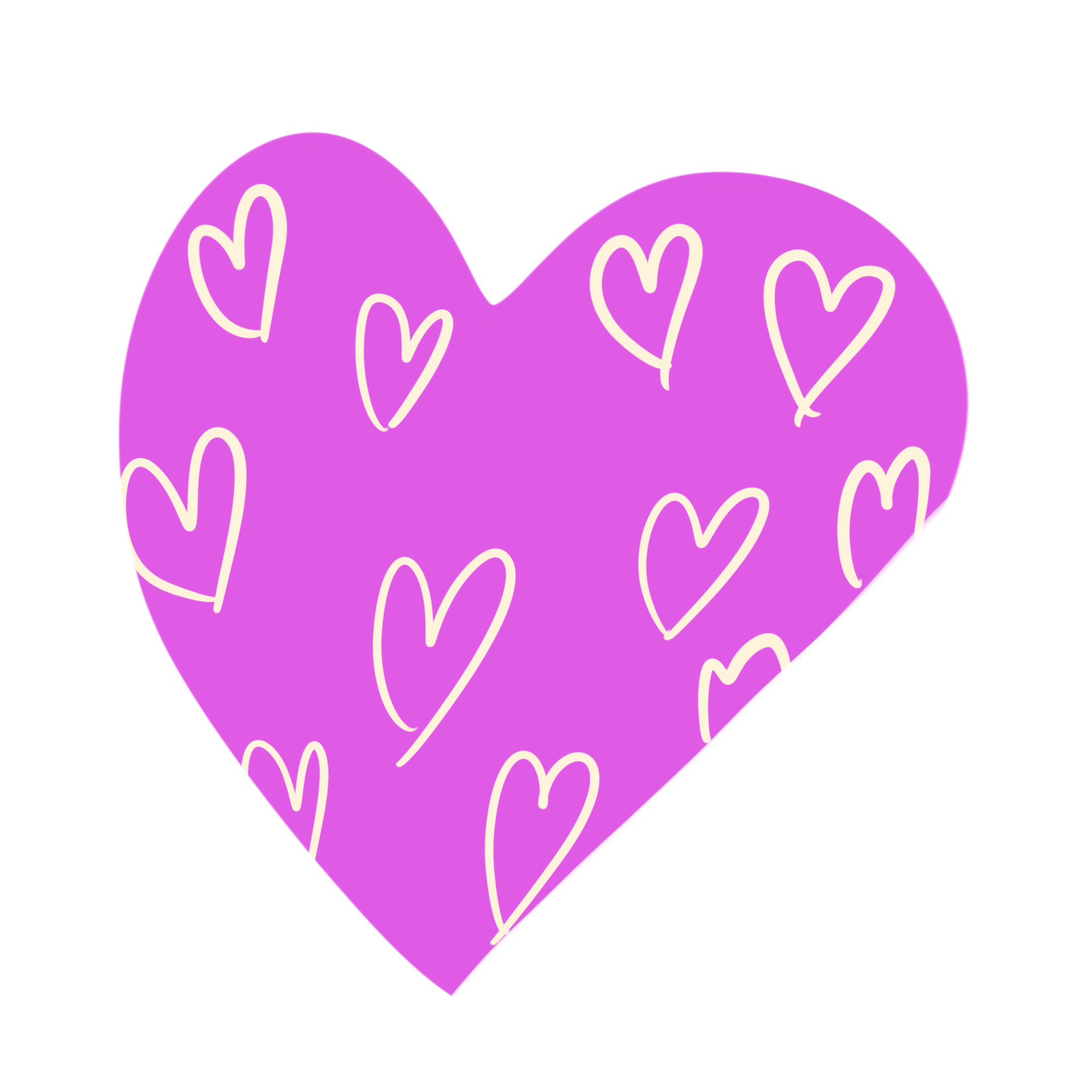 The draw heart png for valentine or love concept 17172701 PNG