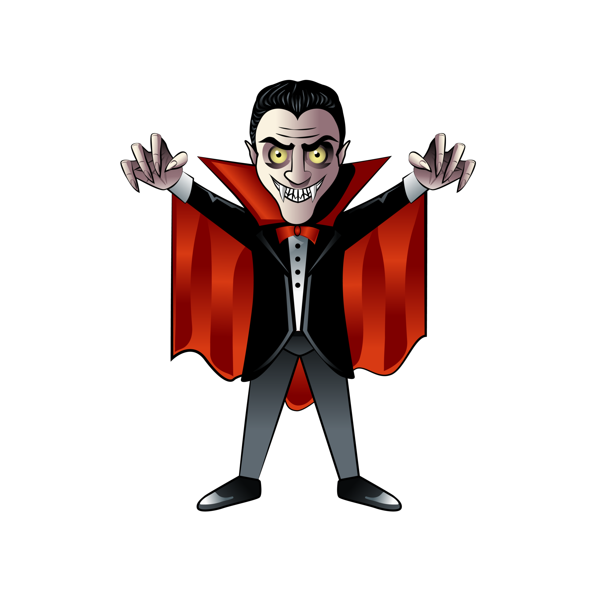 Dracula cartoon character, halloween vampire. 17173204 PNG