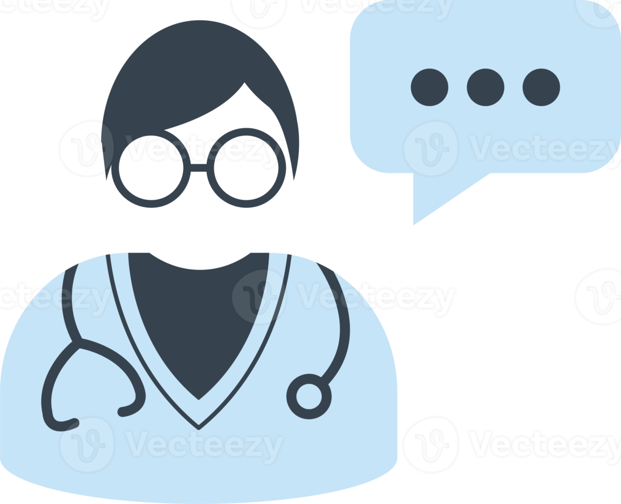 isolated doctor icon medical flat icons elements png