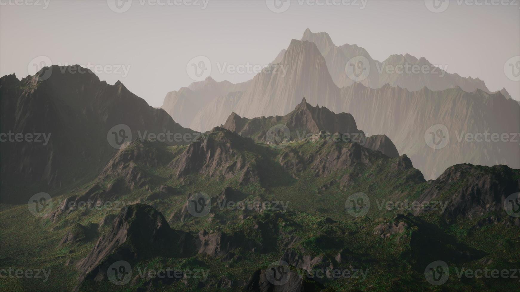 Rocky mountain scenery of Dolomites Alps photo