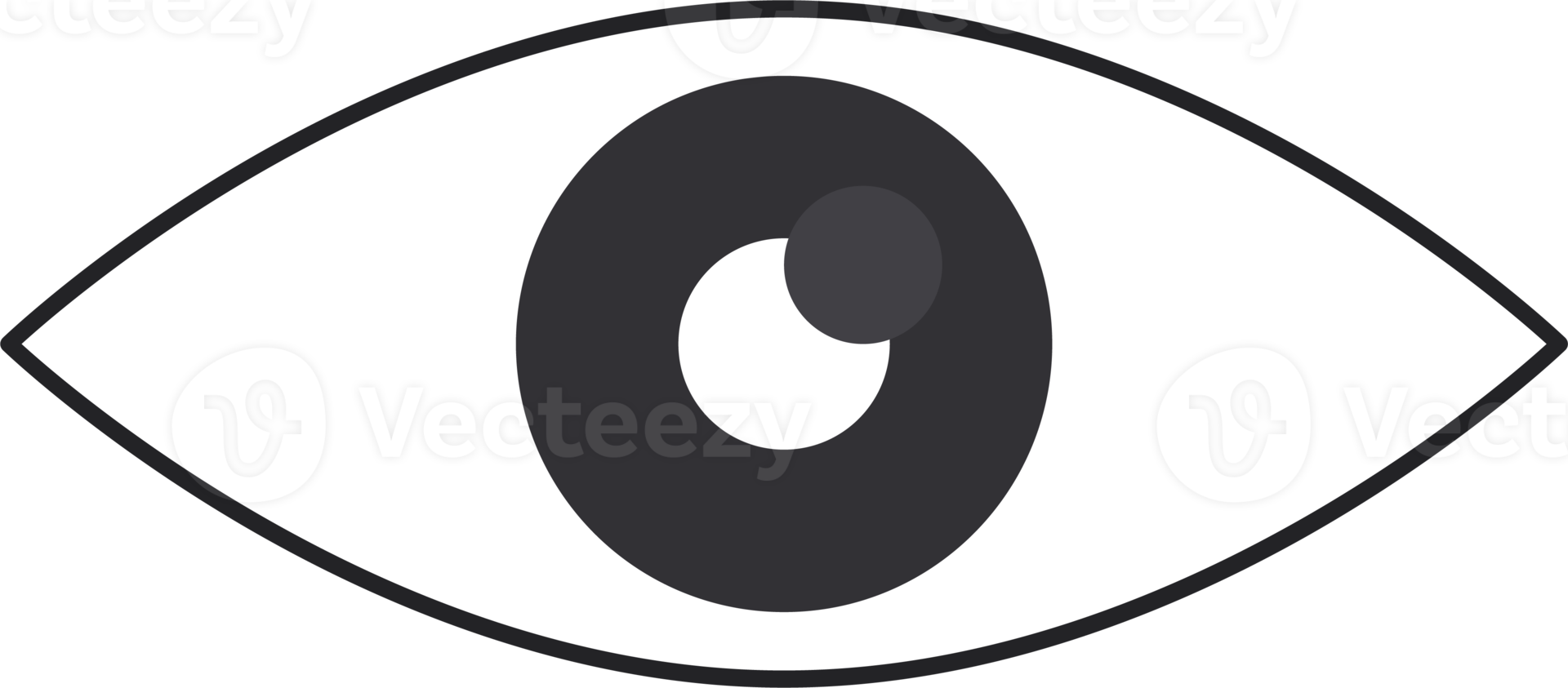medical eye symbol flat icons elements png