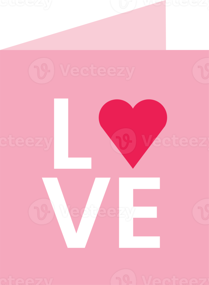 Valentinstag rosa Farbton flaches Symbol isolieren png