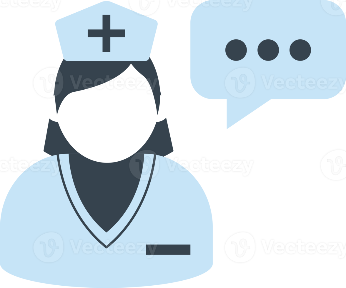 nurse icon medical flat icons elements png