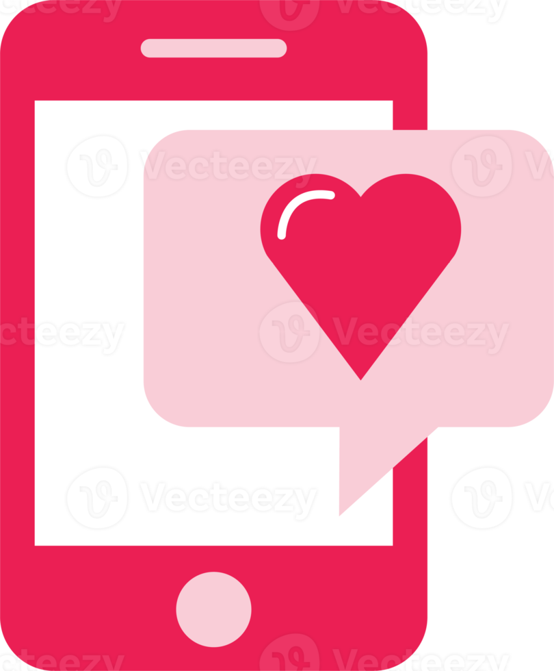 valentine's element isolate valentine's day pink love text flat icon png