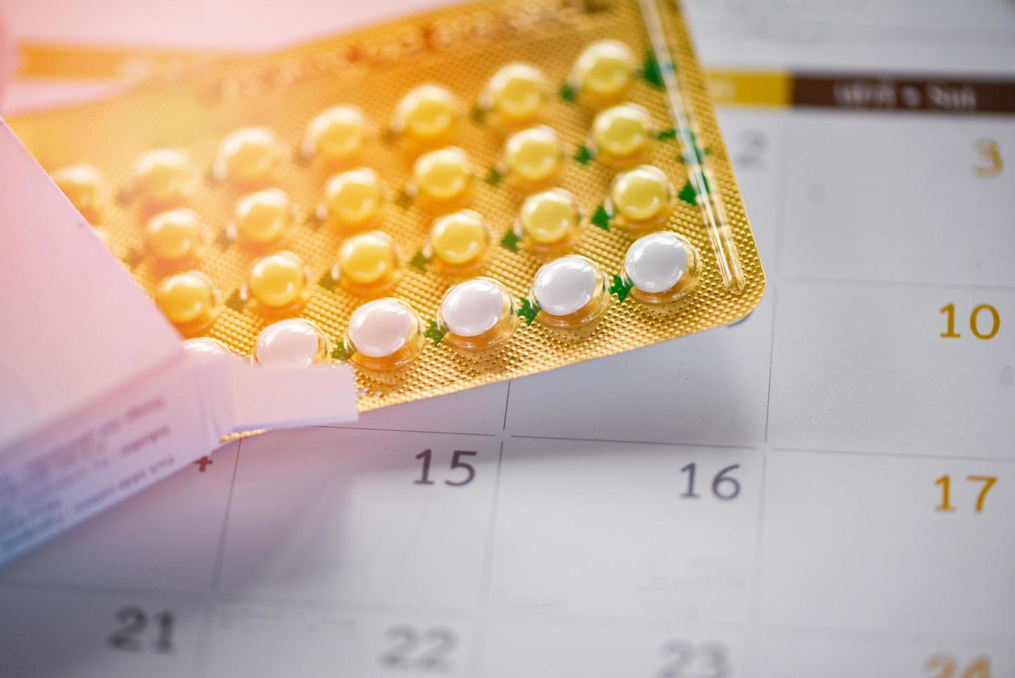 la píldora anticonceptiva oral previene el concepto de anticoncepción del embarazo foto