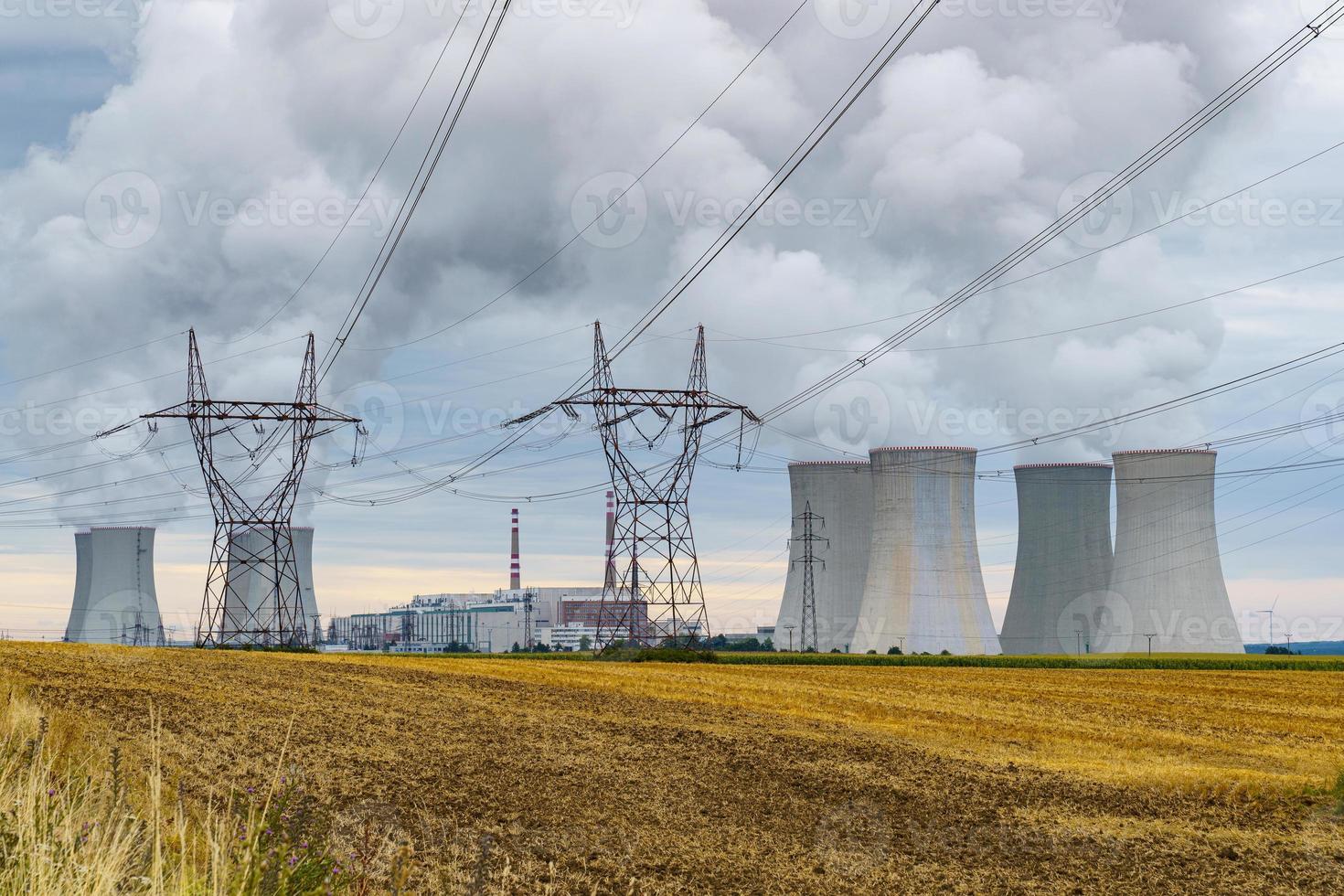 Nuclear power station Dukovany, Vysocina region, Czech republic, Europe. photo