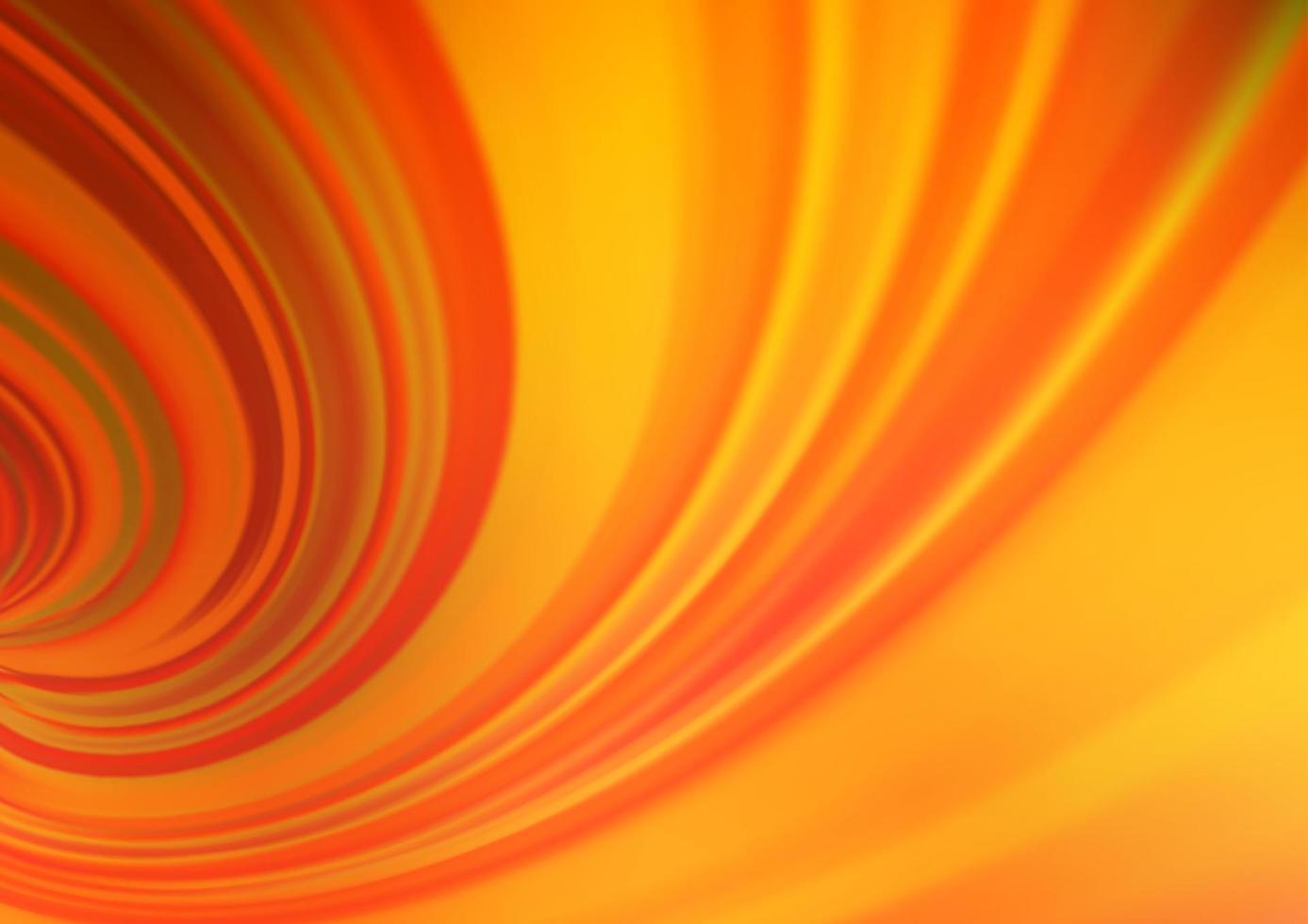 Light Yellow, Orange vector blurred shine abstract template.