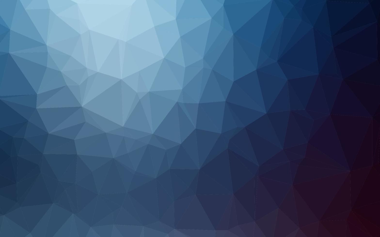 Dark BLUE vector polygon abstract backdrop.