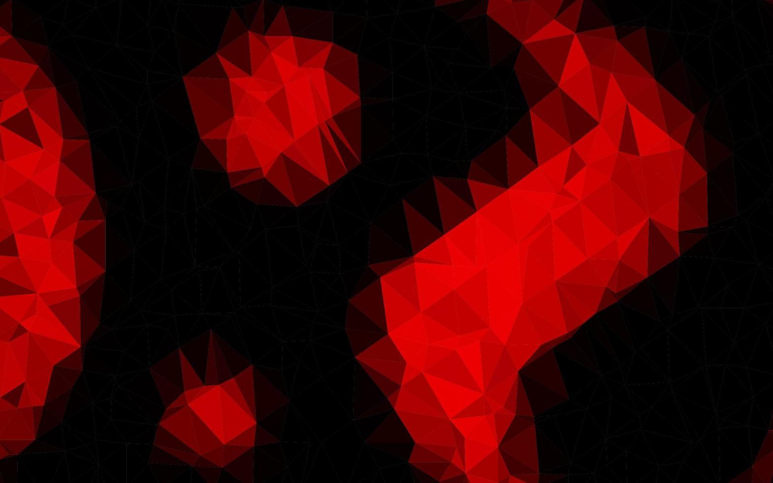 Light Red vector abstract mosaic backdrop.