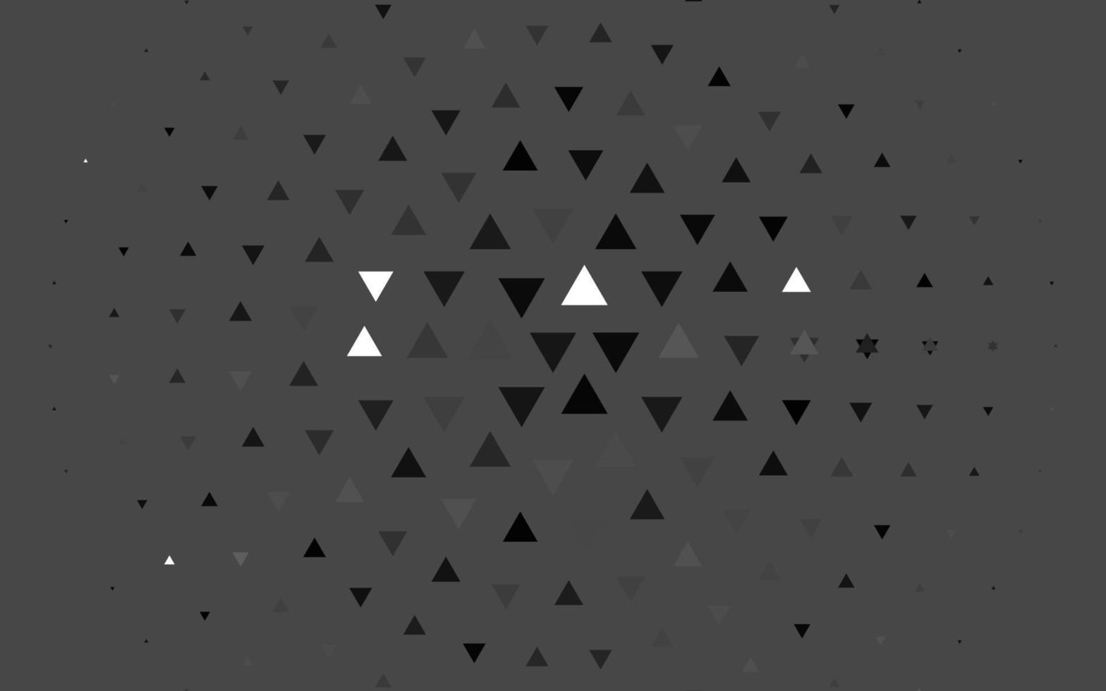 Light Silver, Gray vector cover in polygonal style.