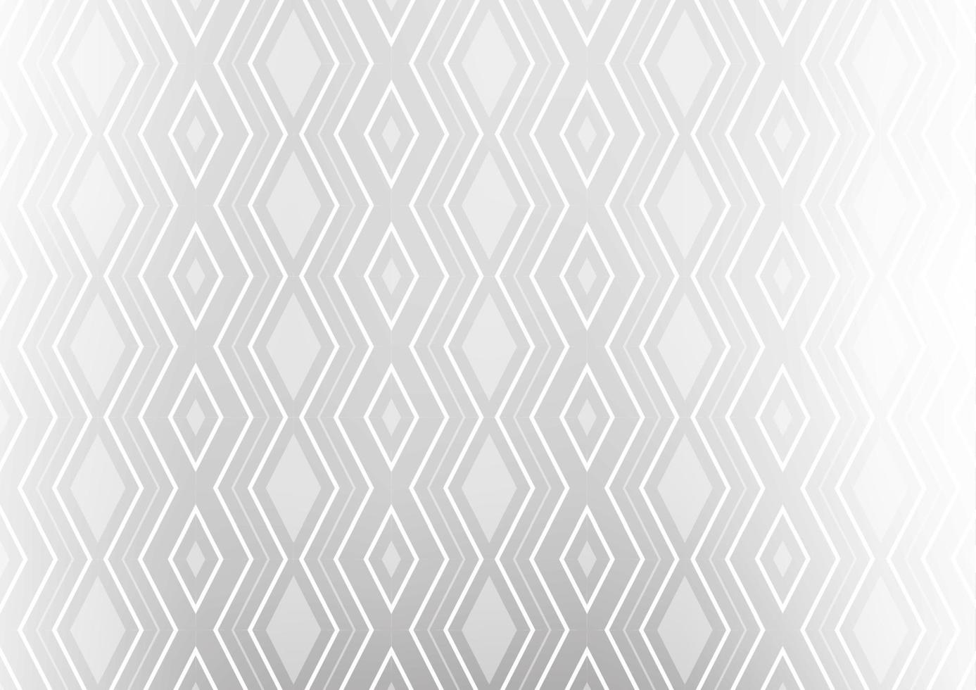 plata clara, fondo vectorial gris con líneas, rombos. vector