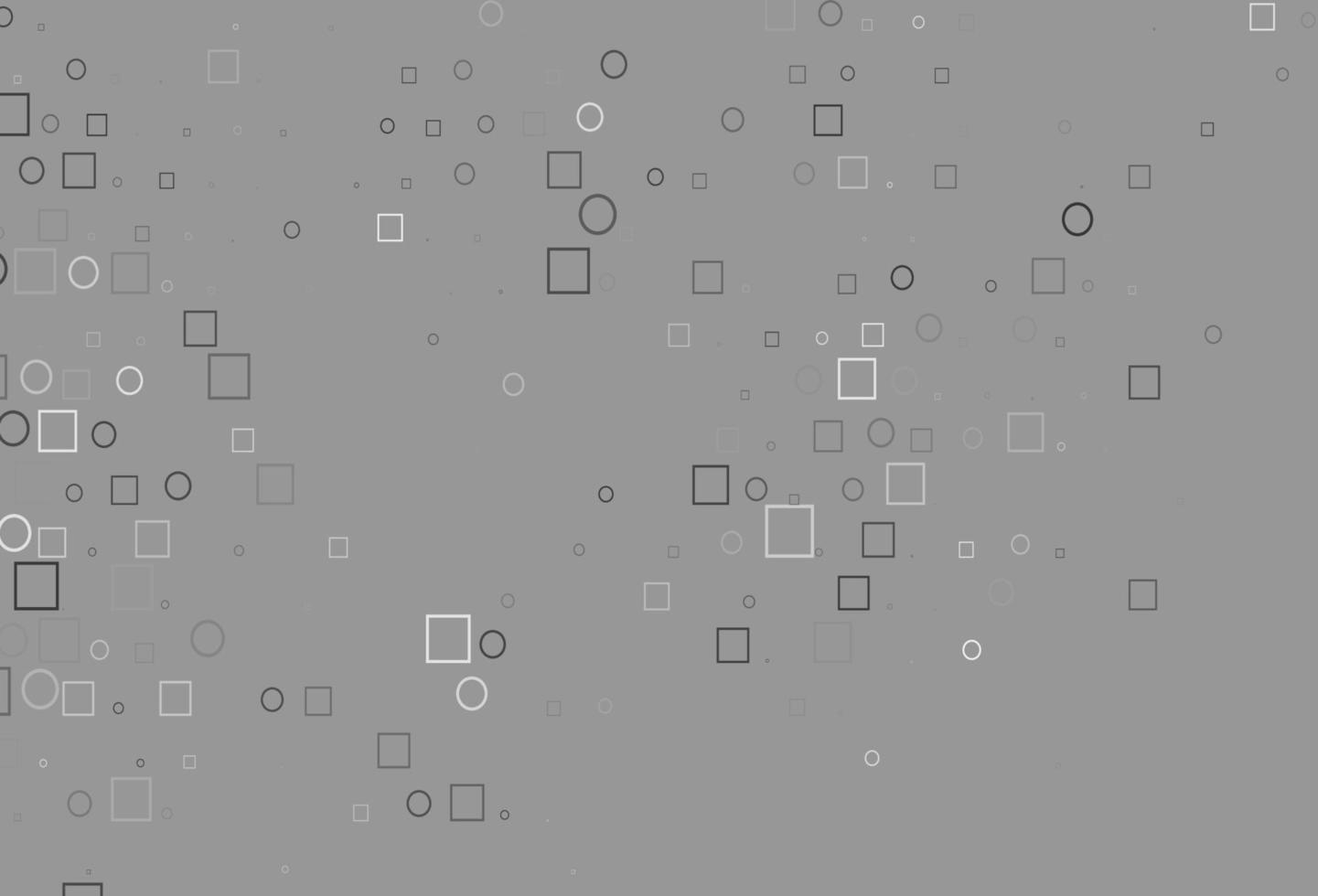 Light Silver, Gray vector backdrop with dots, spots, cubes.