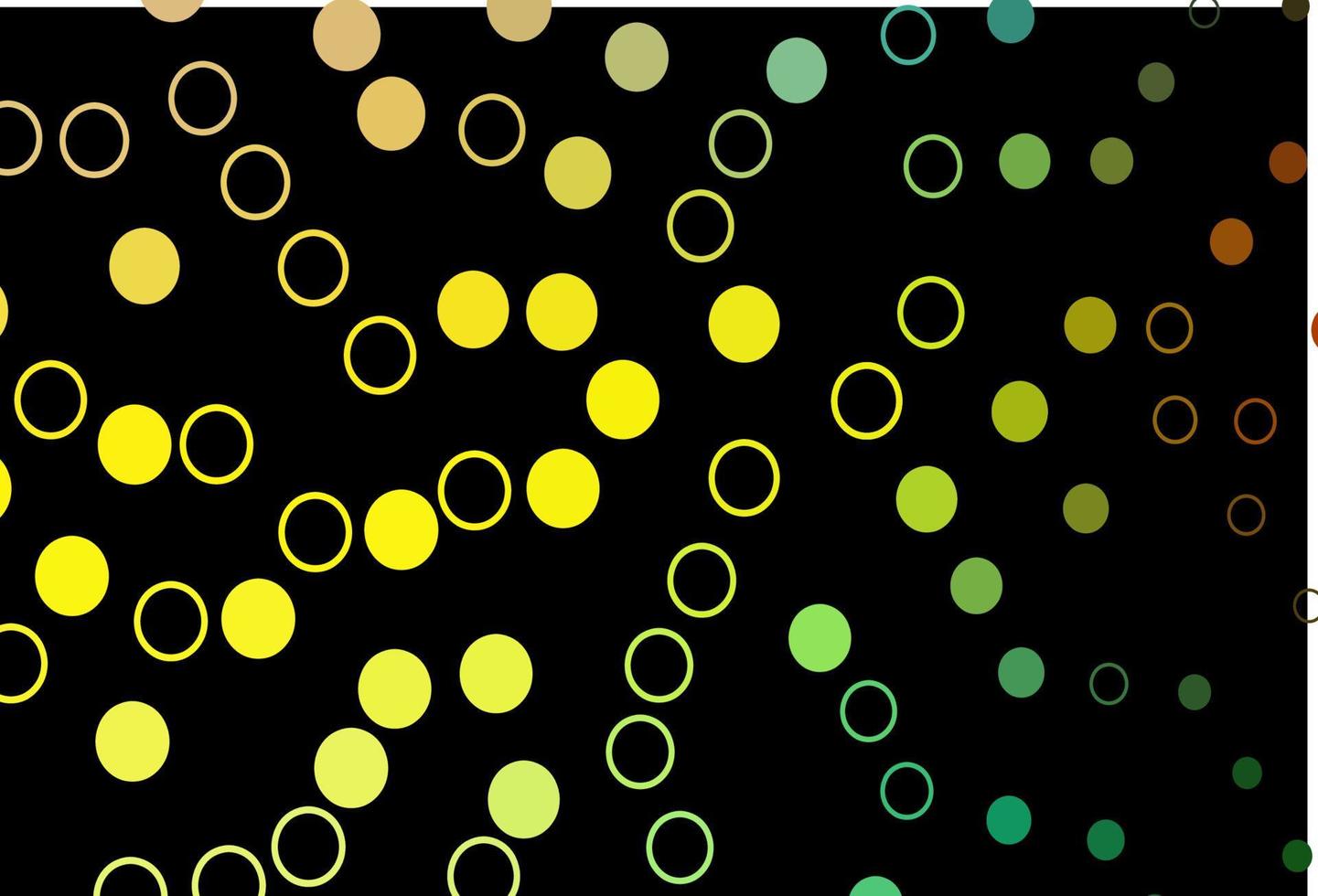 Dark Blue, Yellow vector texture with disks.