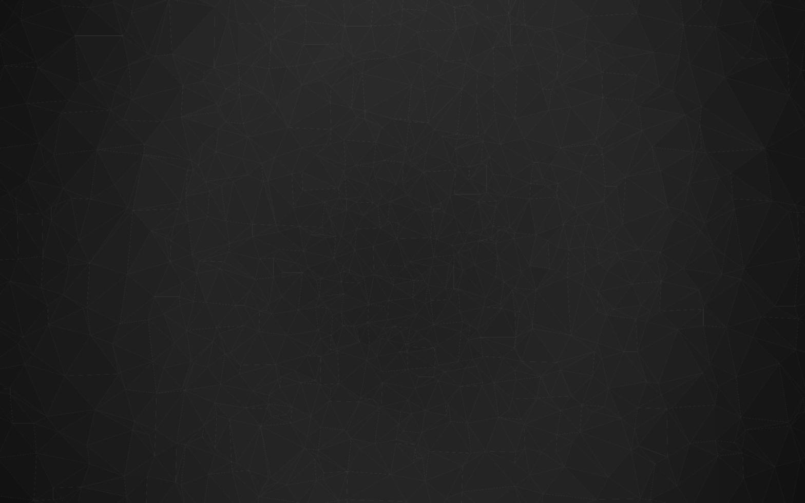 Fondo poligonal de vector gris plateado oscuro.