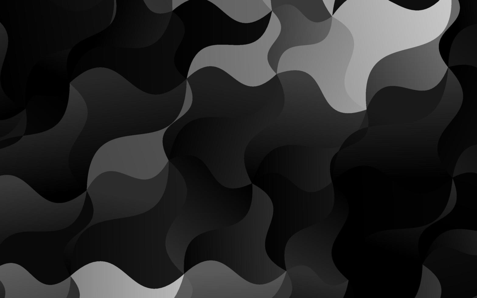 Fondo de vector gris plateado oscuro con líneas dobladas.