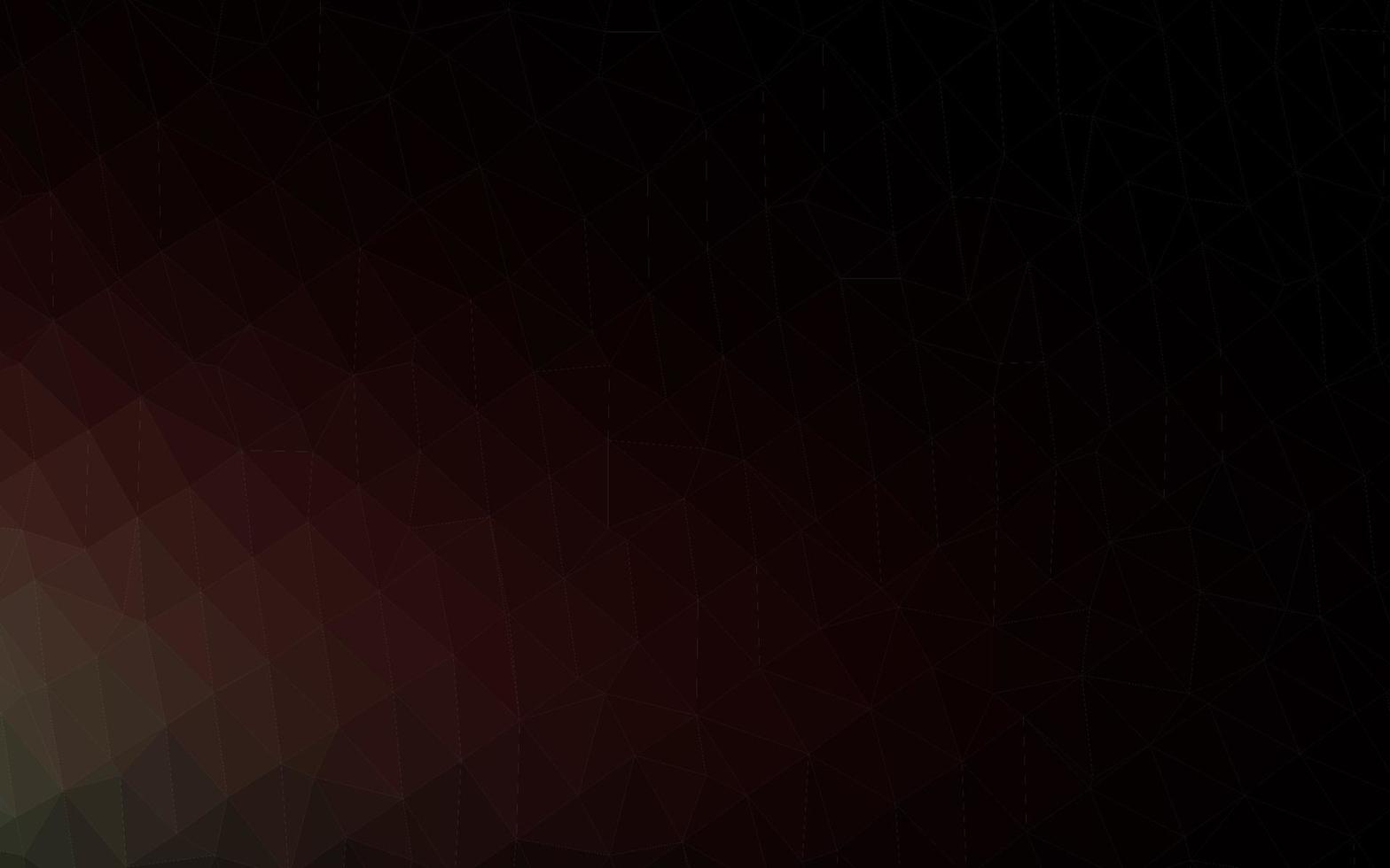 Dark Red vector triangle mosaic template.