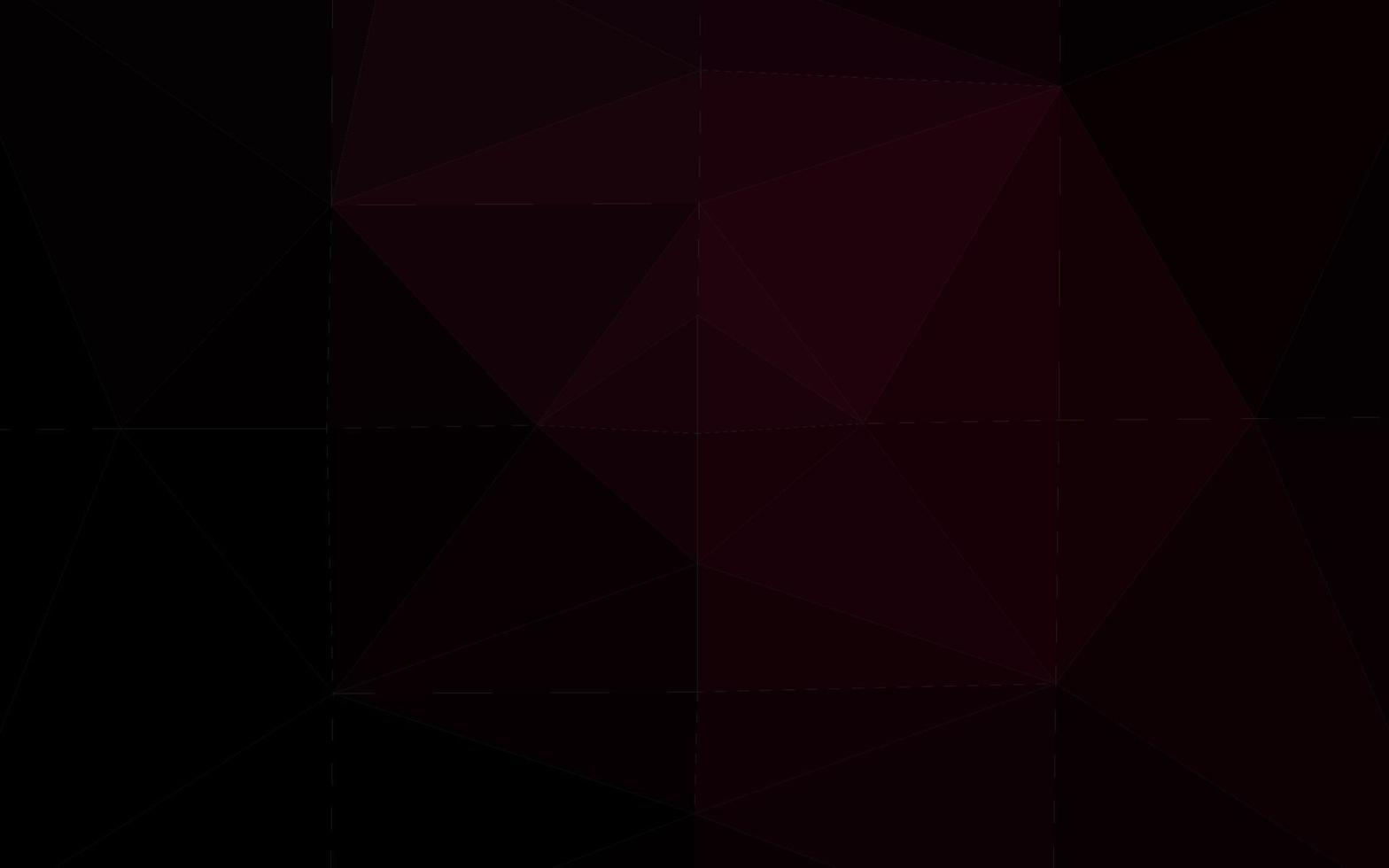 Dark Red vector abstract polygonal layout.