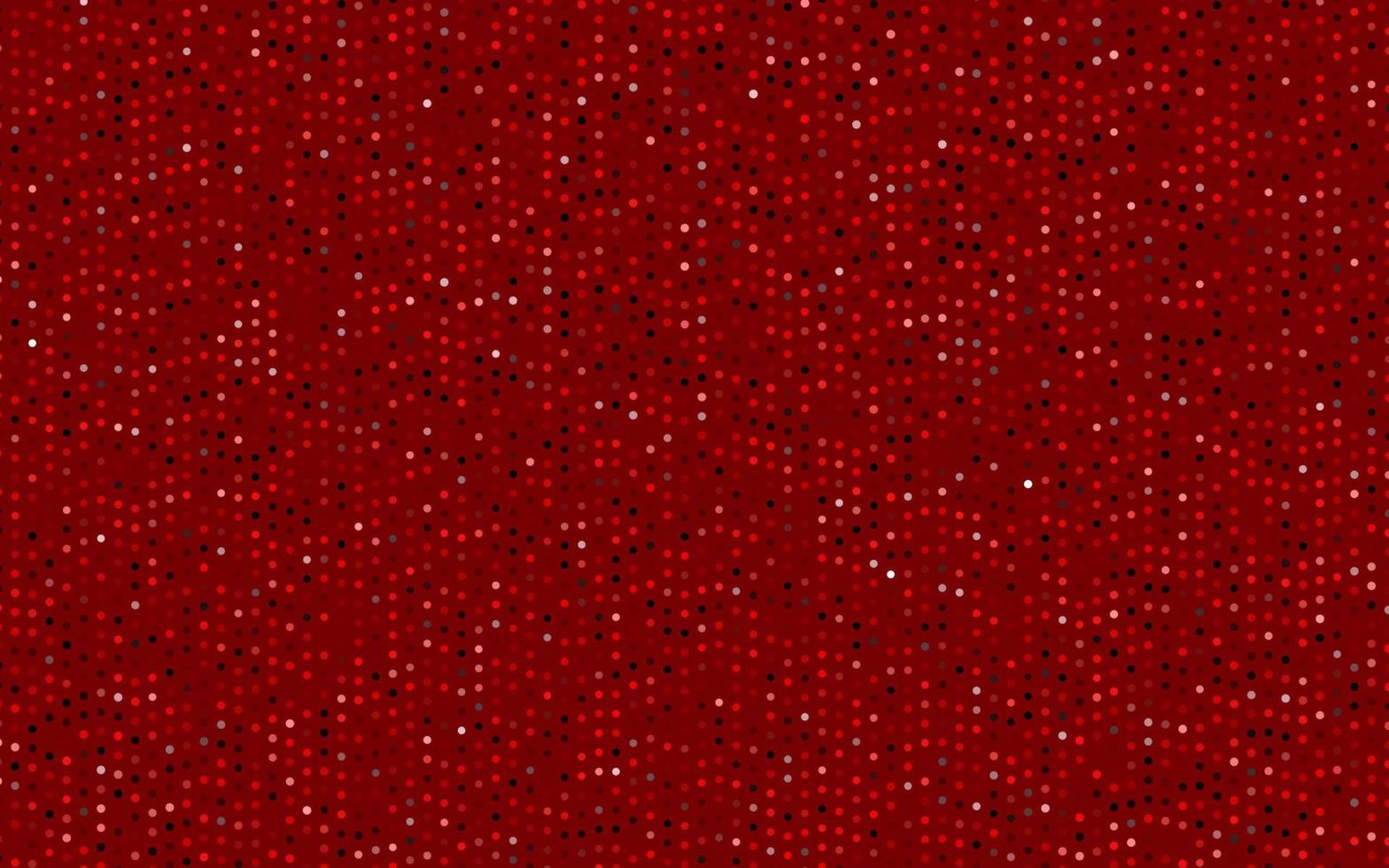 Telón de fondo de vector rojo oscuro con puntos.