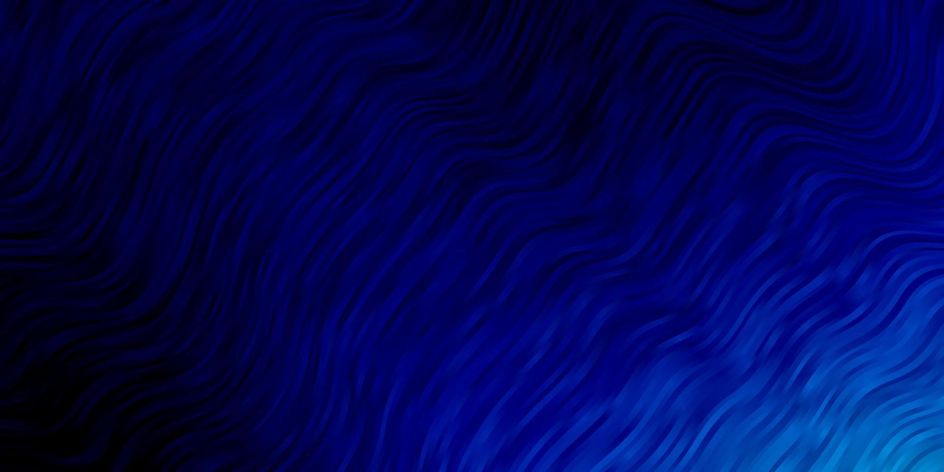 Dark BLUE vector pattern with curved lines.