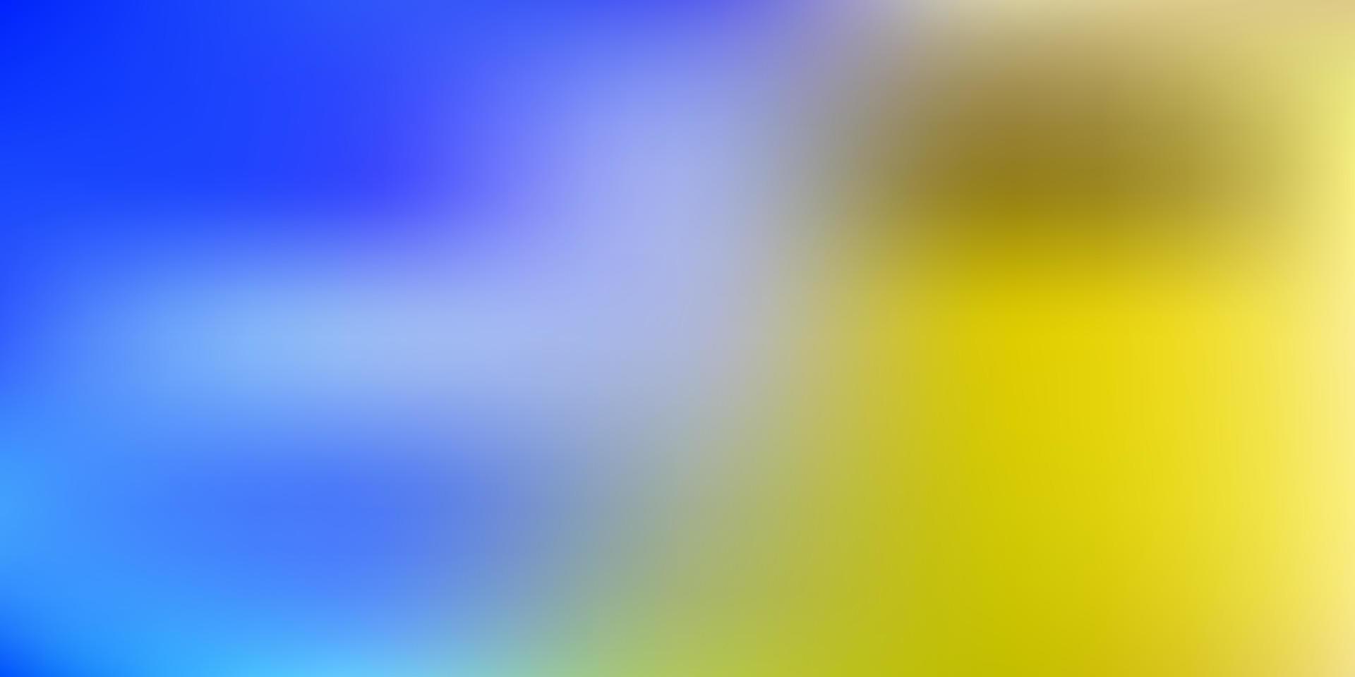 Light blue, yellow vector blur drawing.