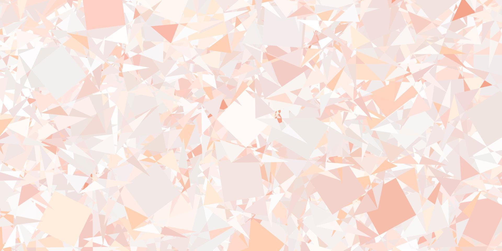Light Red vector texture with random triangles.